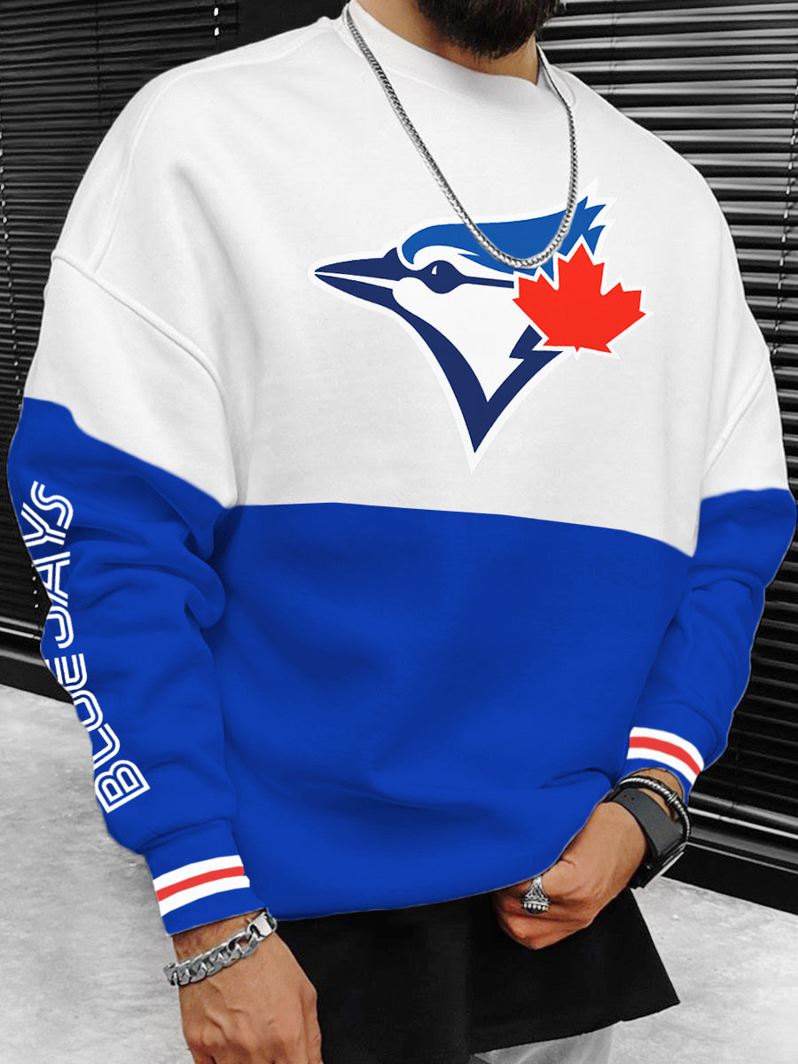 Toronto Blue Jays MLB Men's Oversize Crewneck Sweatshirt