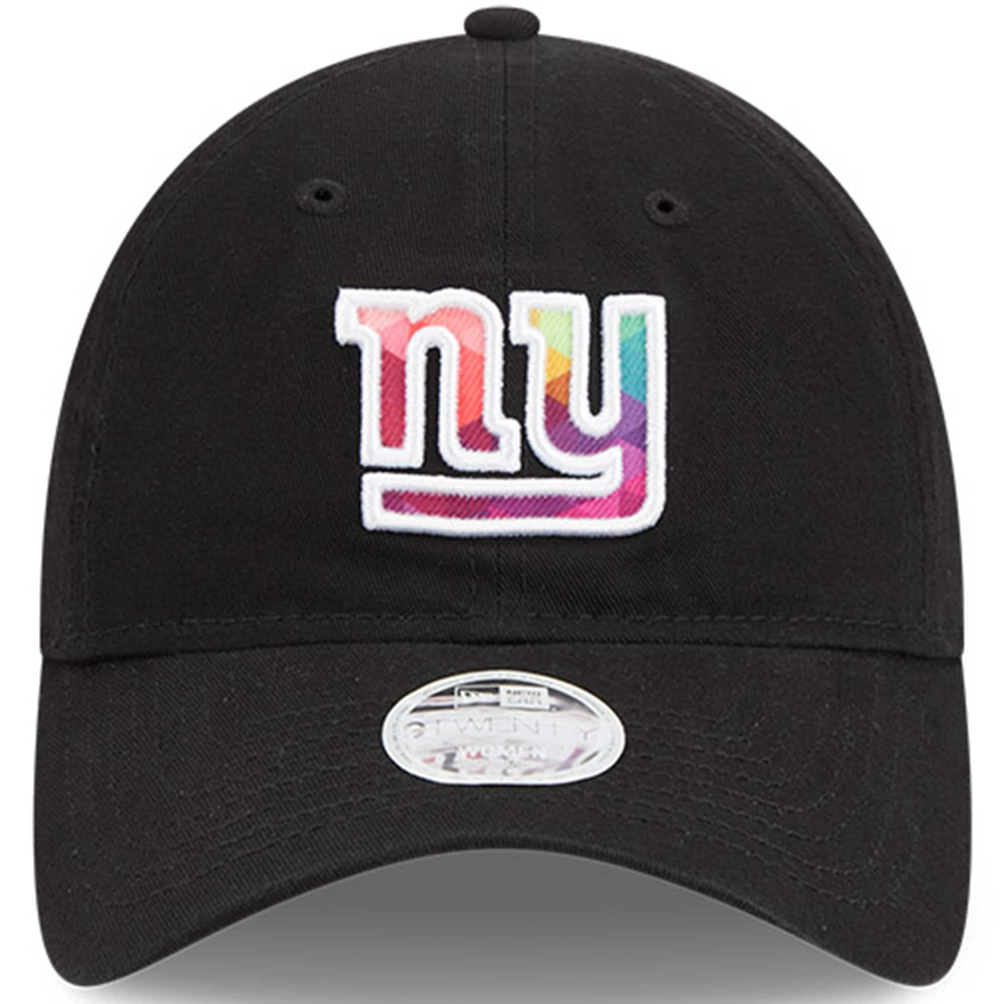 New York Giants Women's Black 2023 Crucial Catch 9TWENTY Adjustable Hat