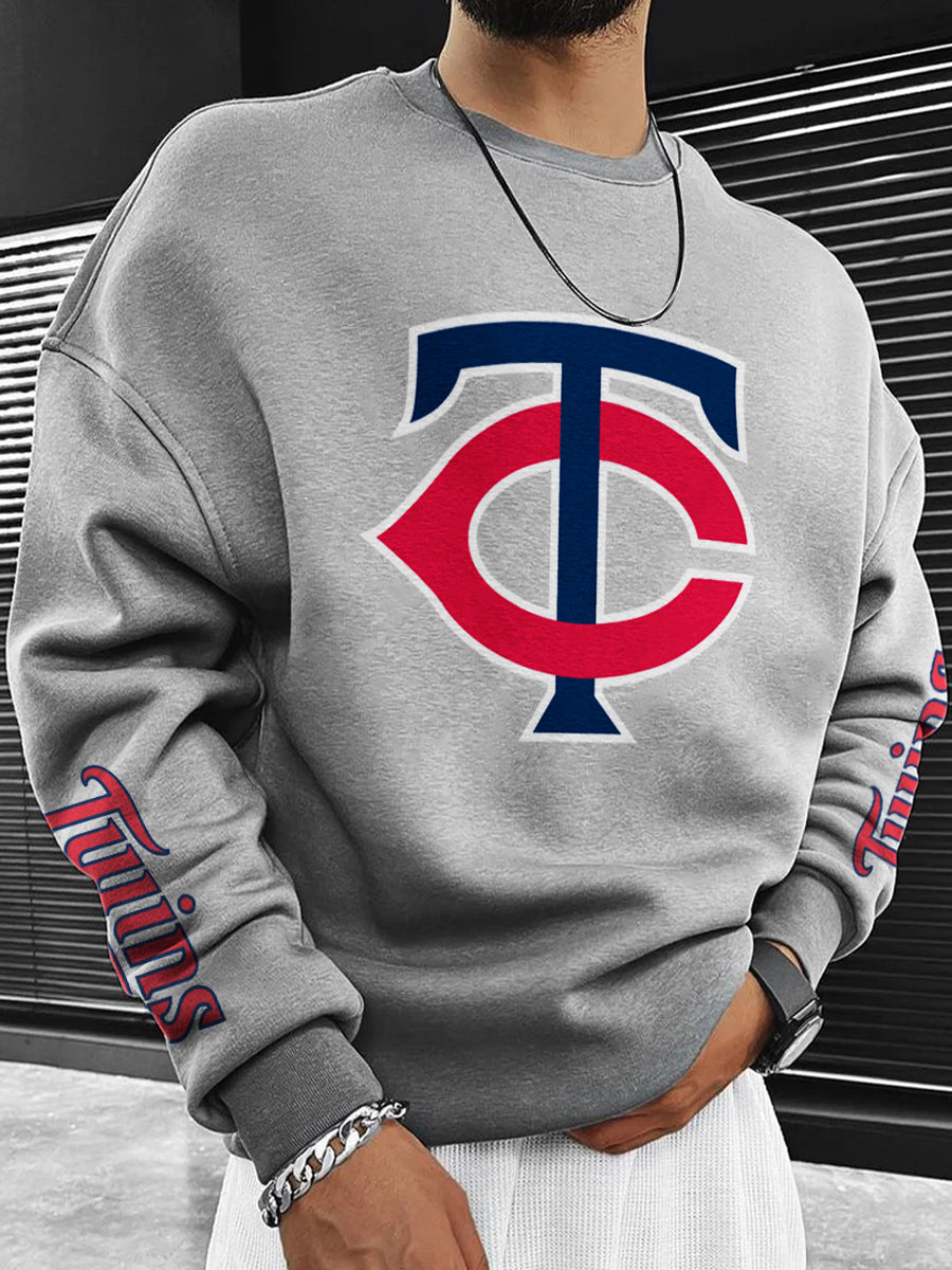 Minnesota Twins Fashion Men's Crewneck Sweatshirt
