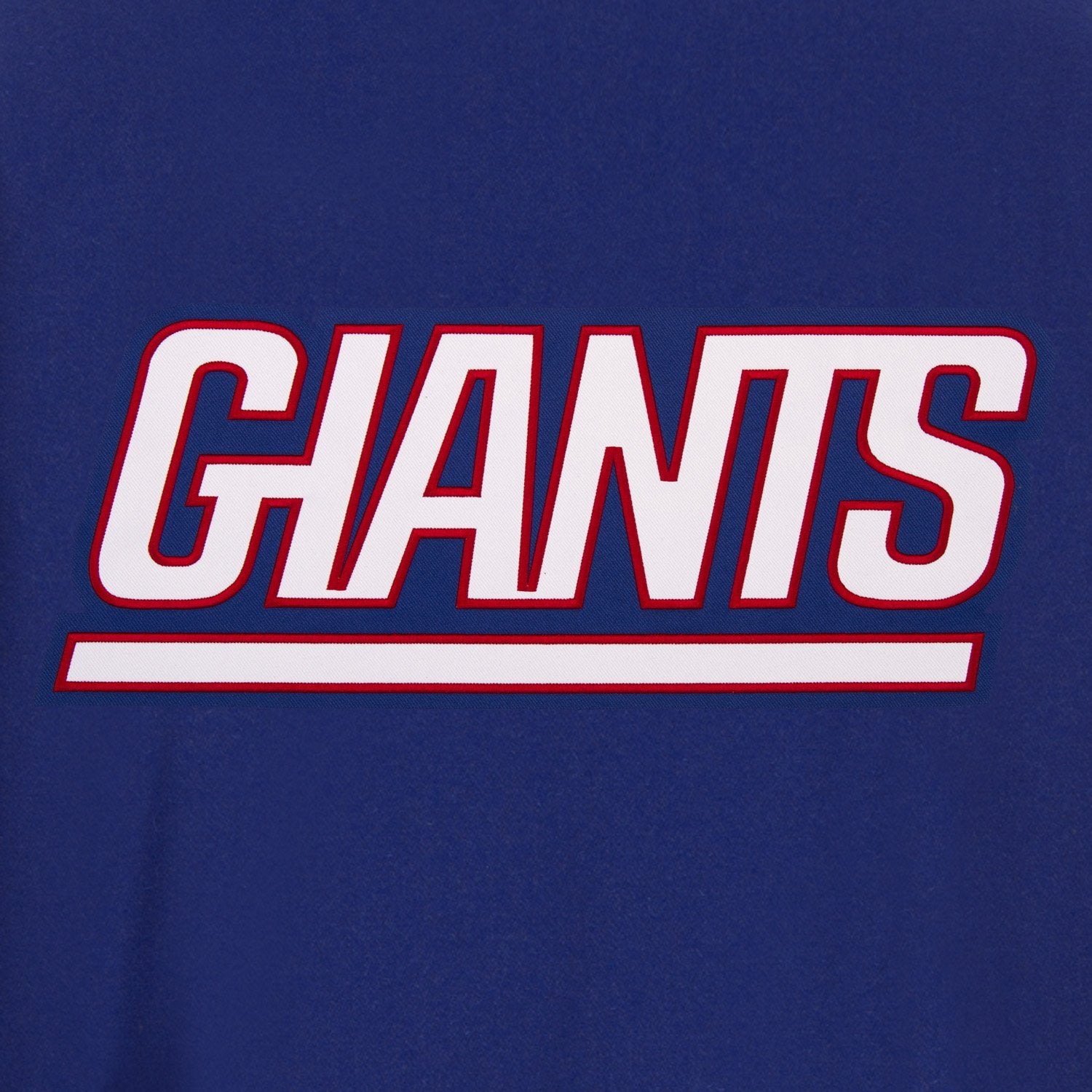 NEW YORK GIANTS JH DESIGN WOOL REVERSIBLE FULL-SNAP JACKET – ROYAL
