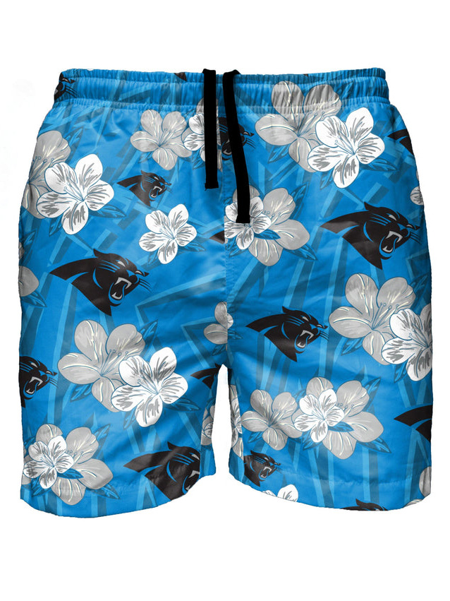 Carolina Panthers Casual Hawaiian Shorts