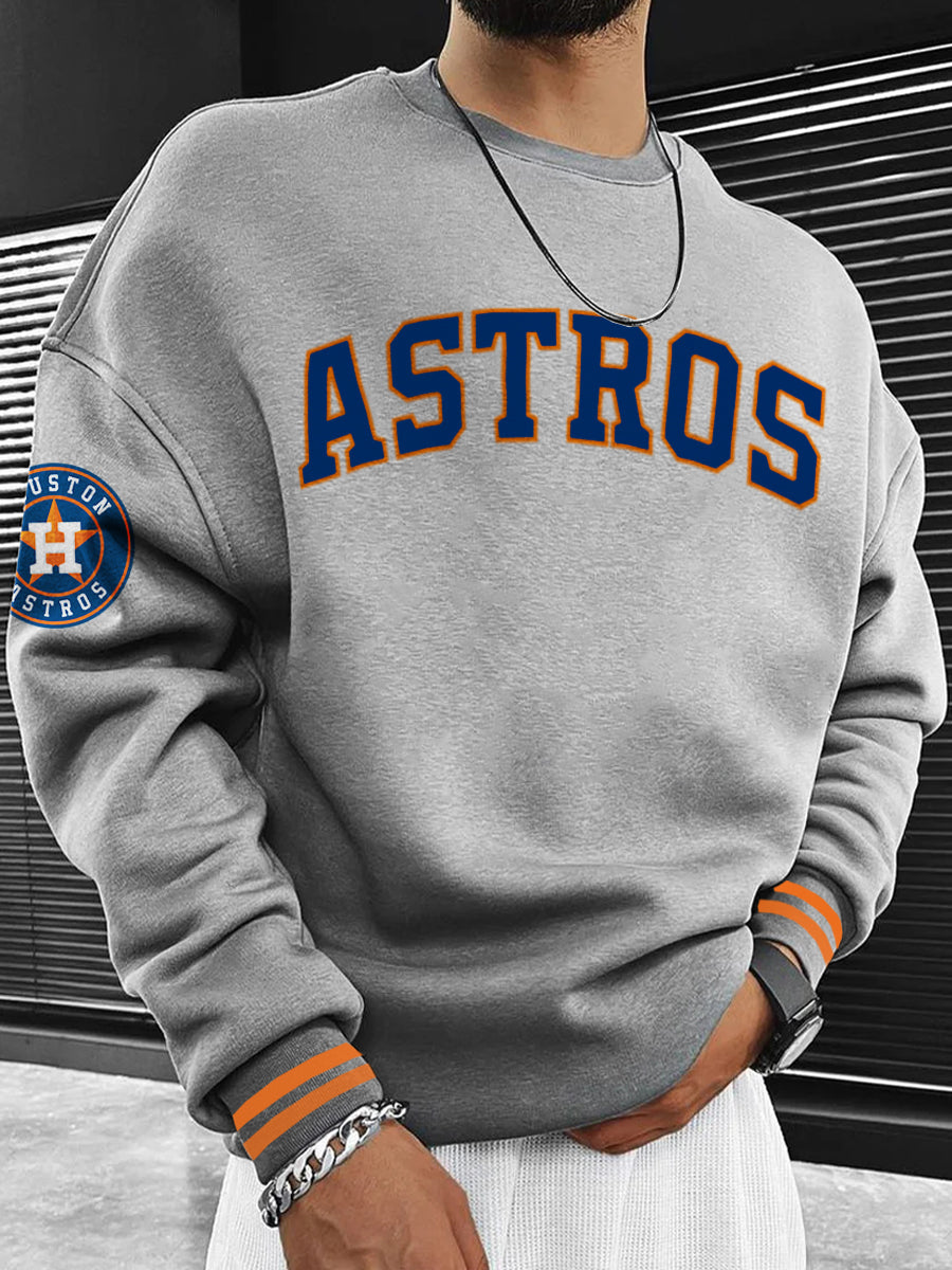Houston Astros Fashion Men's Crewneck Sweatshirt