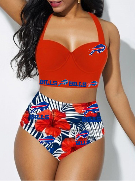 Buffalo Bills Sexy Print Bikini Swimsuit