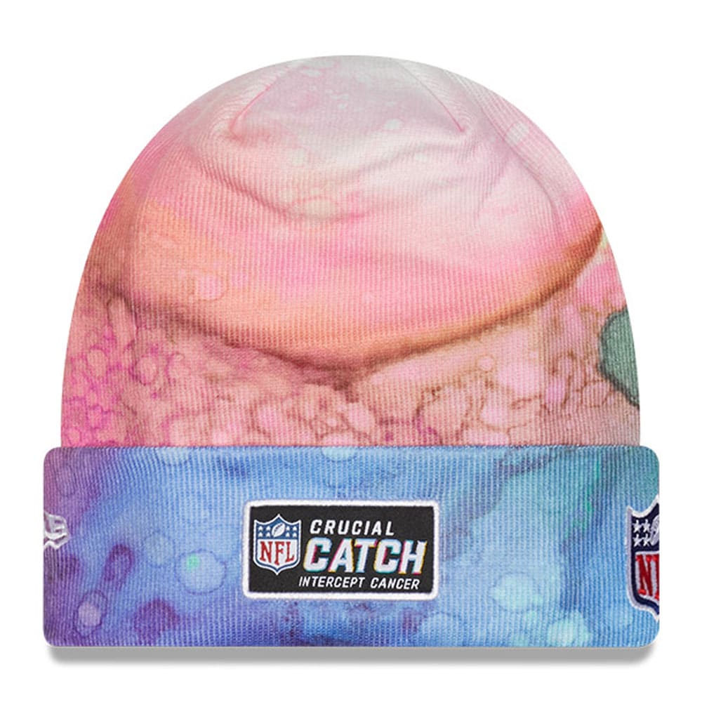 New York Giants Men's Pink 2022 Crucial Catch Knit Hat