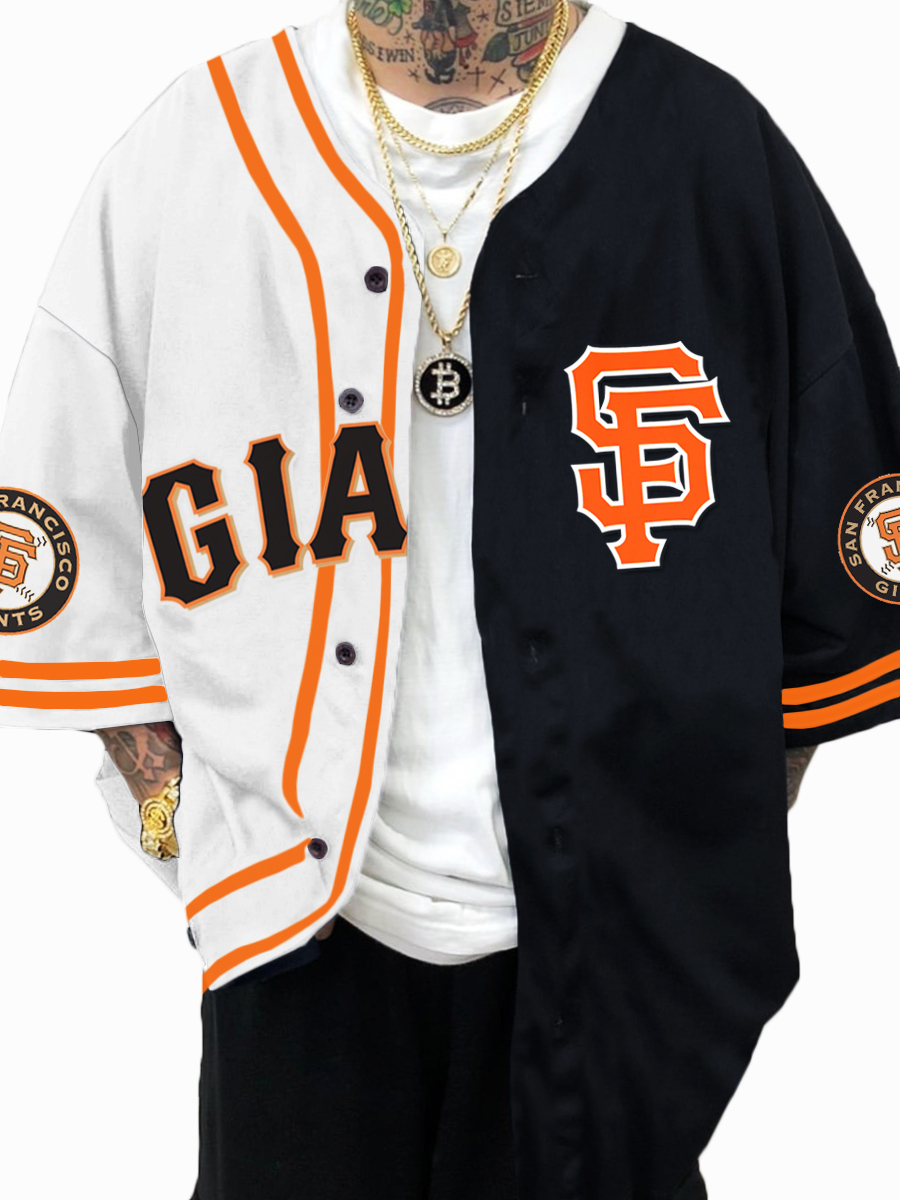 San Francisco Giants MLB Men's Fashion Short Sleeve Jersey