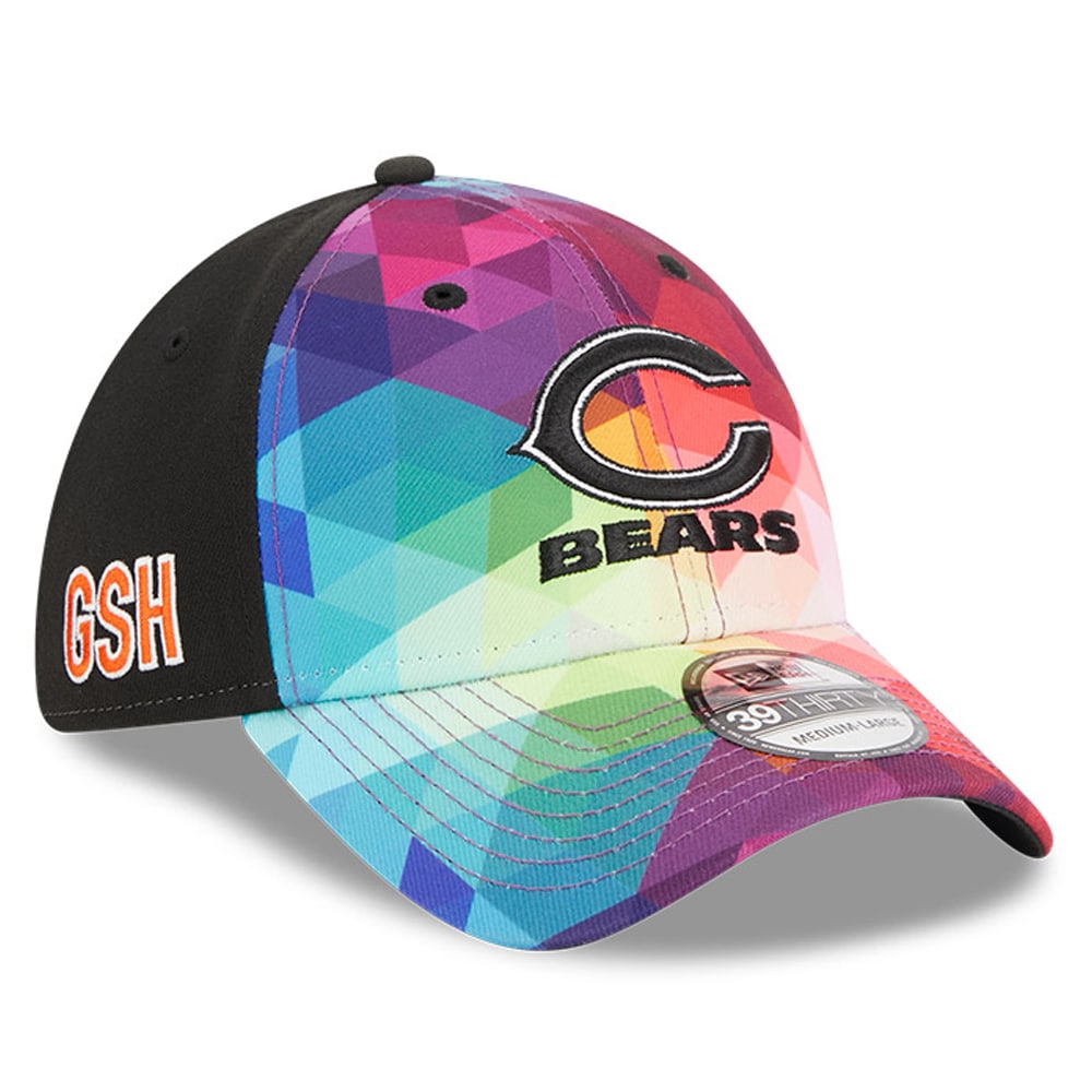 Chicago Bears Men's Pink 2023 Crucial Catch 39THIRTY Flex Hat
