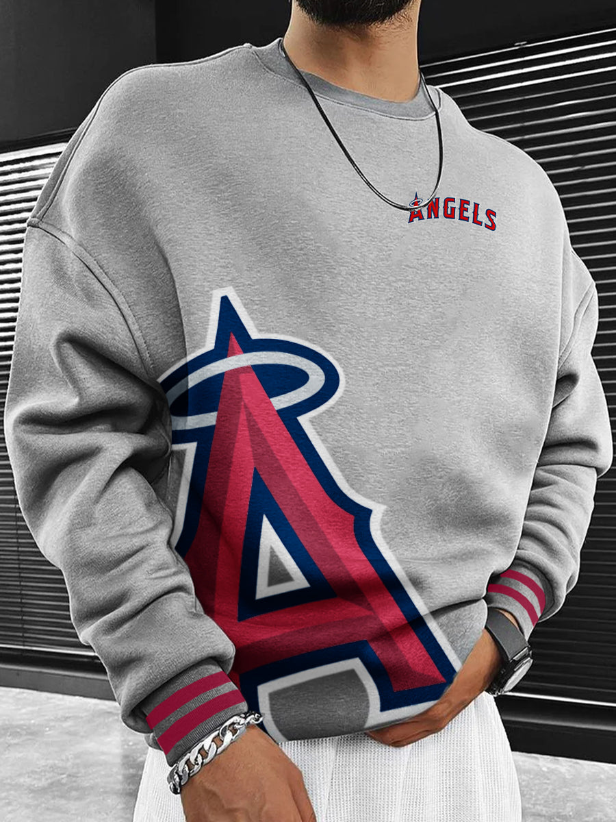 Los Angeles Angels Fashion Men's Crewneck Sweatshirt