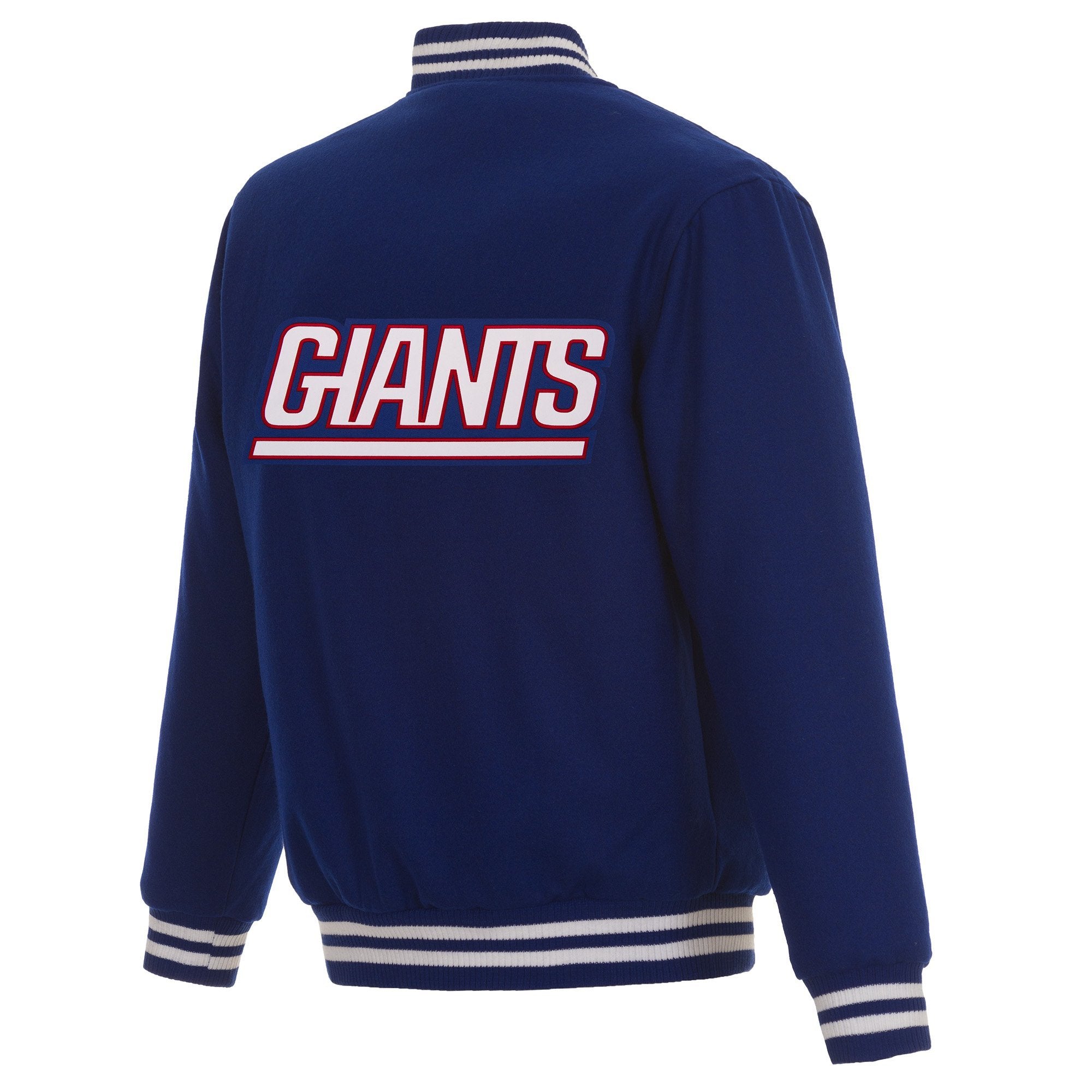 NEW YORK GIANTS REVERSIBLE WOOL JACKET - ROYAL BLUE
