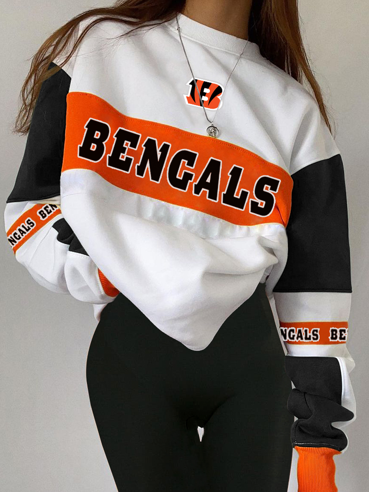 Cincinnati Bengals Fashion Printed Sweatshirt