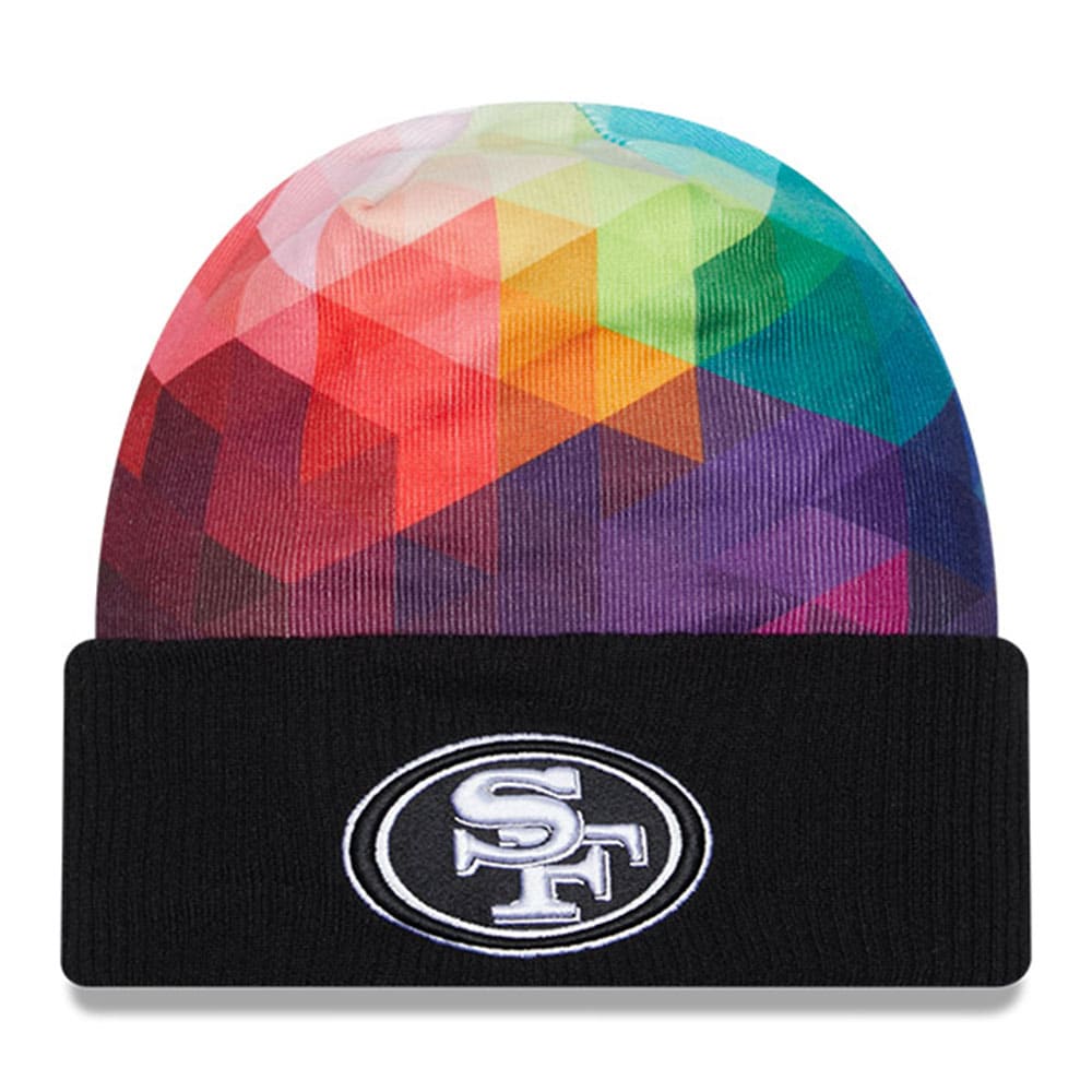 San Francisco 49ers Men's Black 2023 Crucial Catch Cuffed Knit Hat