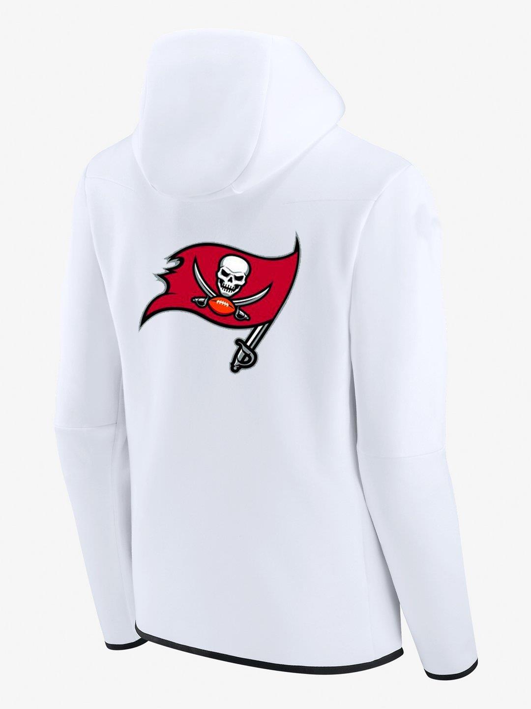 Tampa Bay Buccaneers White Diamond Full-Zip Jacket