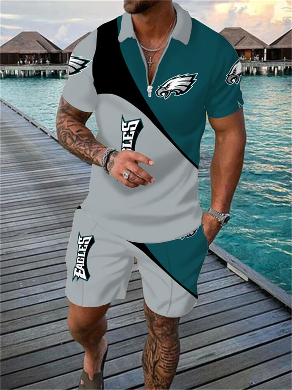 Philadelphia Eagles Limited Edition Polo Shirt And Shorts Two-Piece Suits