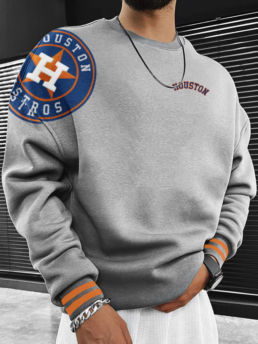 Houston Astros Fashion Men's Crewneck Sweatshirt