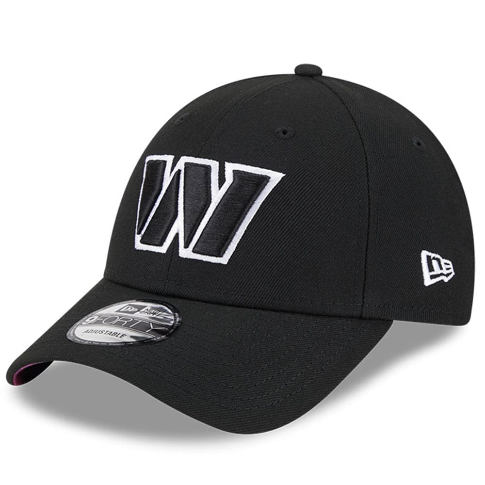 Washington Commanders Men's   Black 2023  Crucial Catch 9FORTY Adjustable Hat