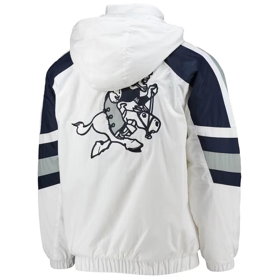 Dallas Cowboys Half-Snap Hoodie Jacket