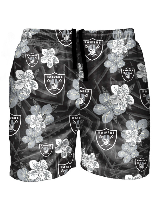Las Vegas Raiders Casual Hawaiian Shorts