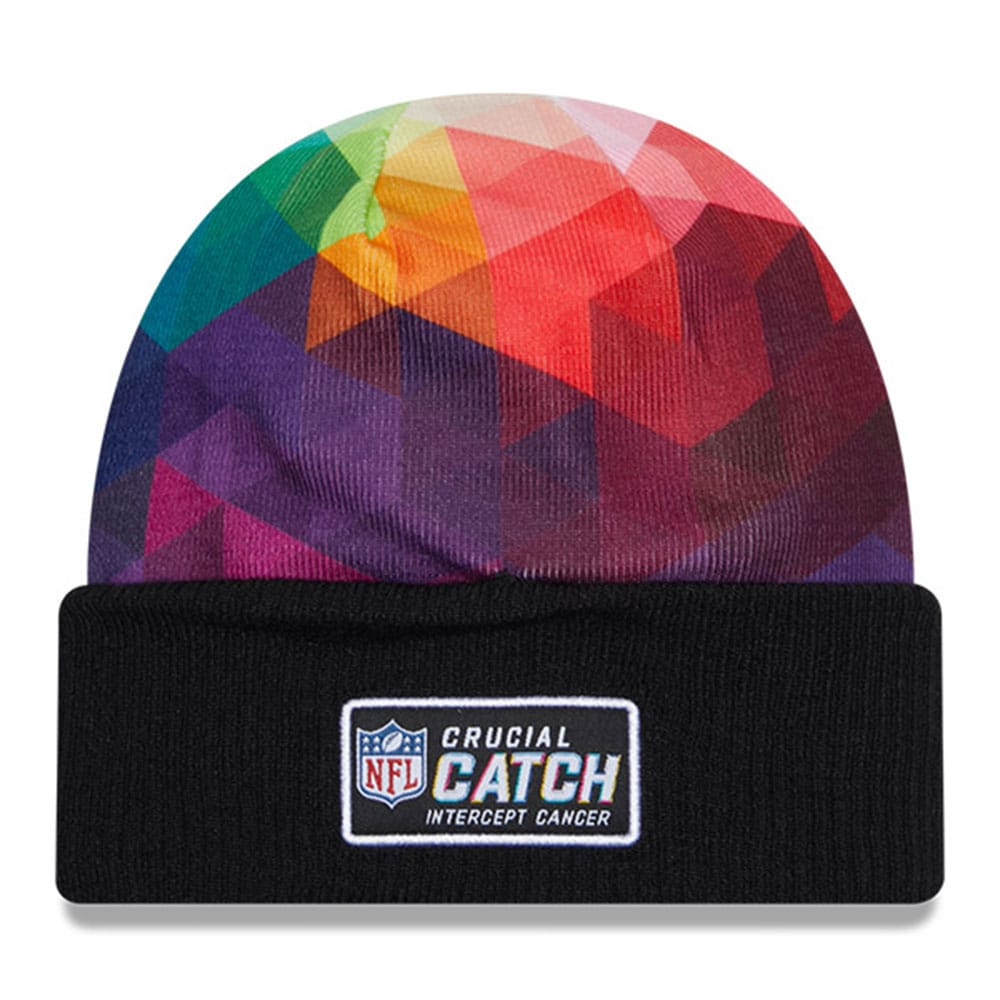 Kansas City Chiefs Men's Black 2023 Crucial Catch Cuffed Knit Hat
