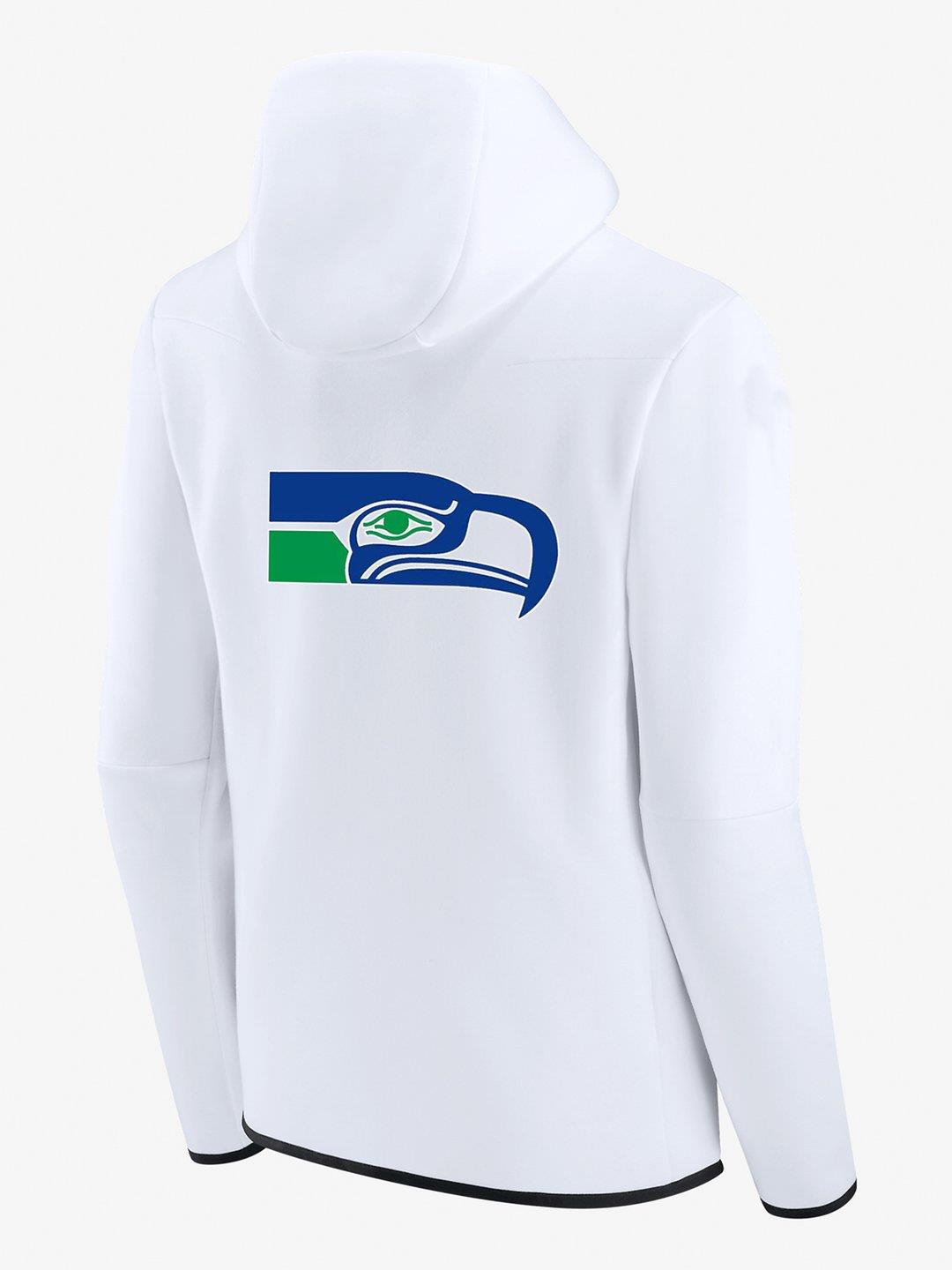 Seattle Seahawks White Diamond Full-Zip Jacket