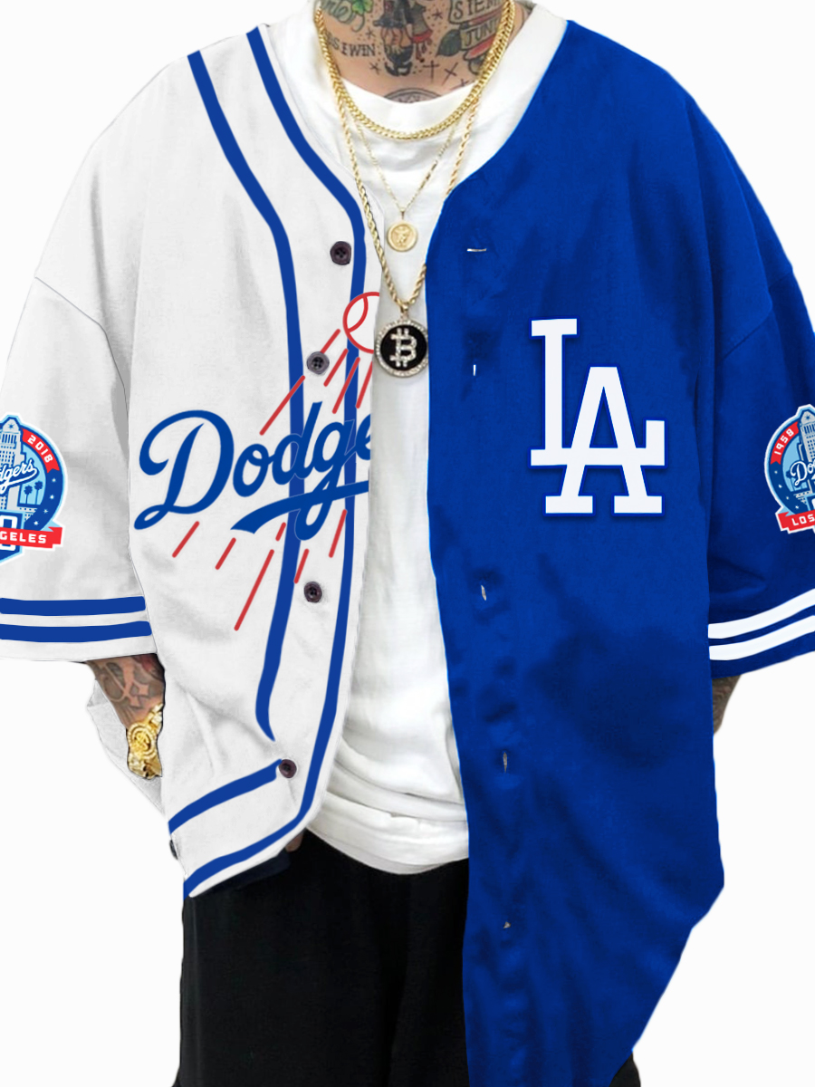 Los Angeles Dodgers MLB Men's Fashion Short Sleeve Jersey