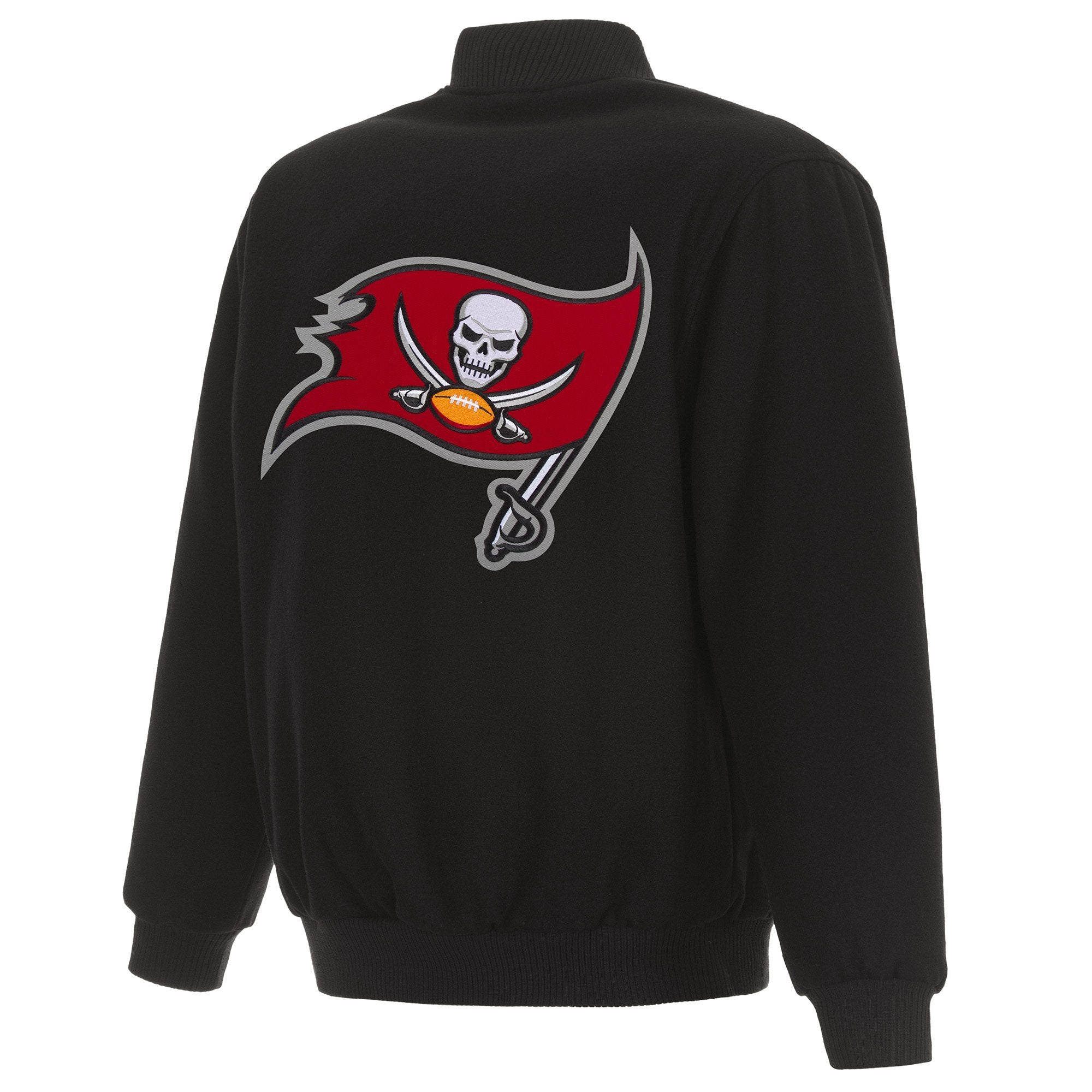 TAMPA BAY BUCCANEERS REVERSIBLE WOOL JACKET - BLACK