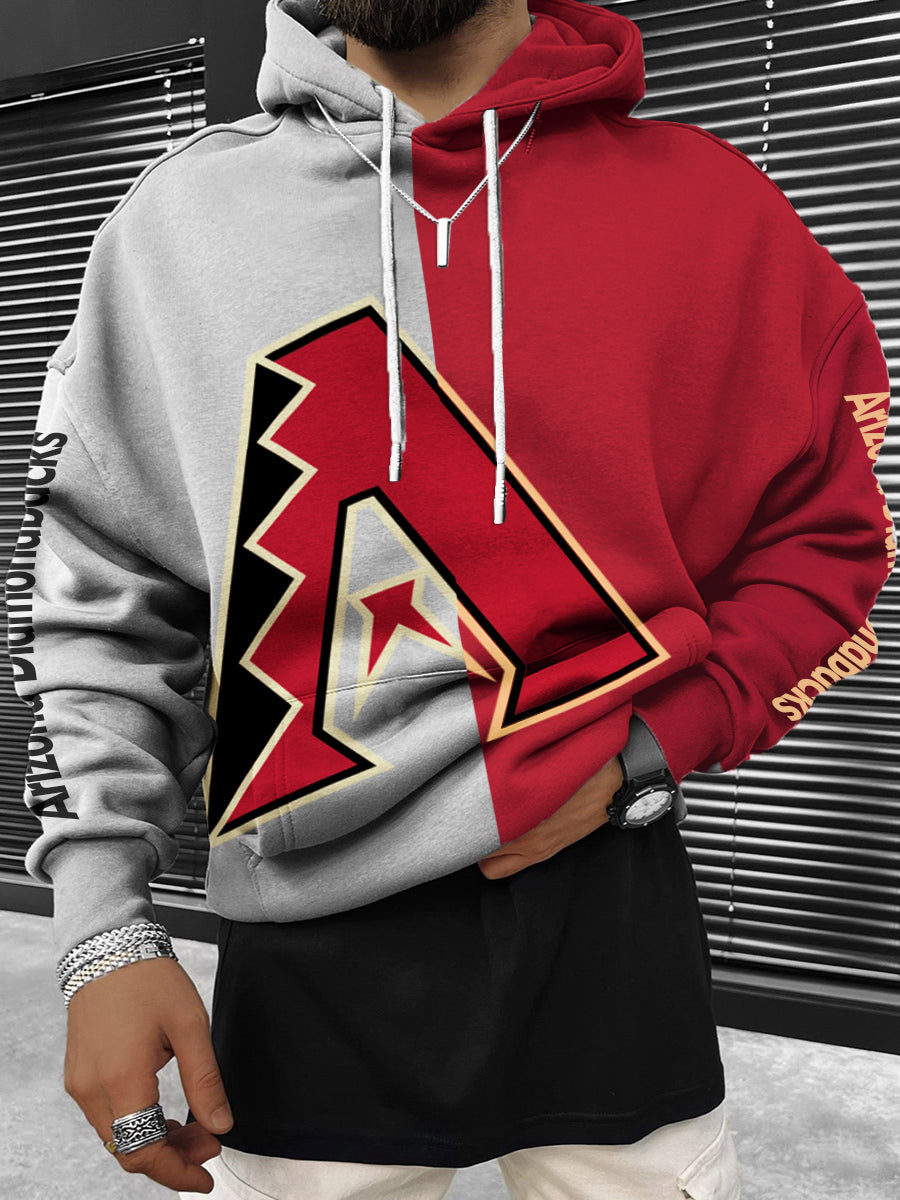Arizona Diamondbacks MLB Men's Crewneck Hooded