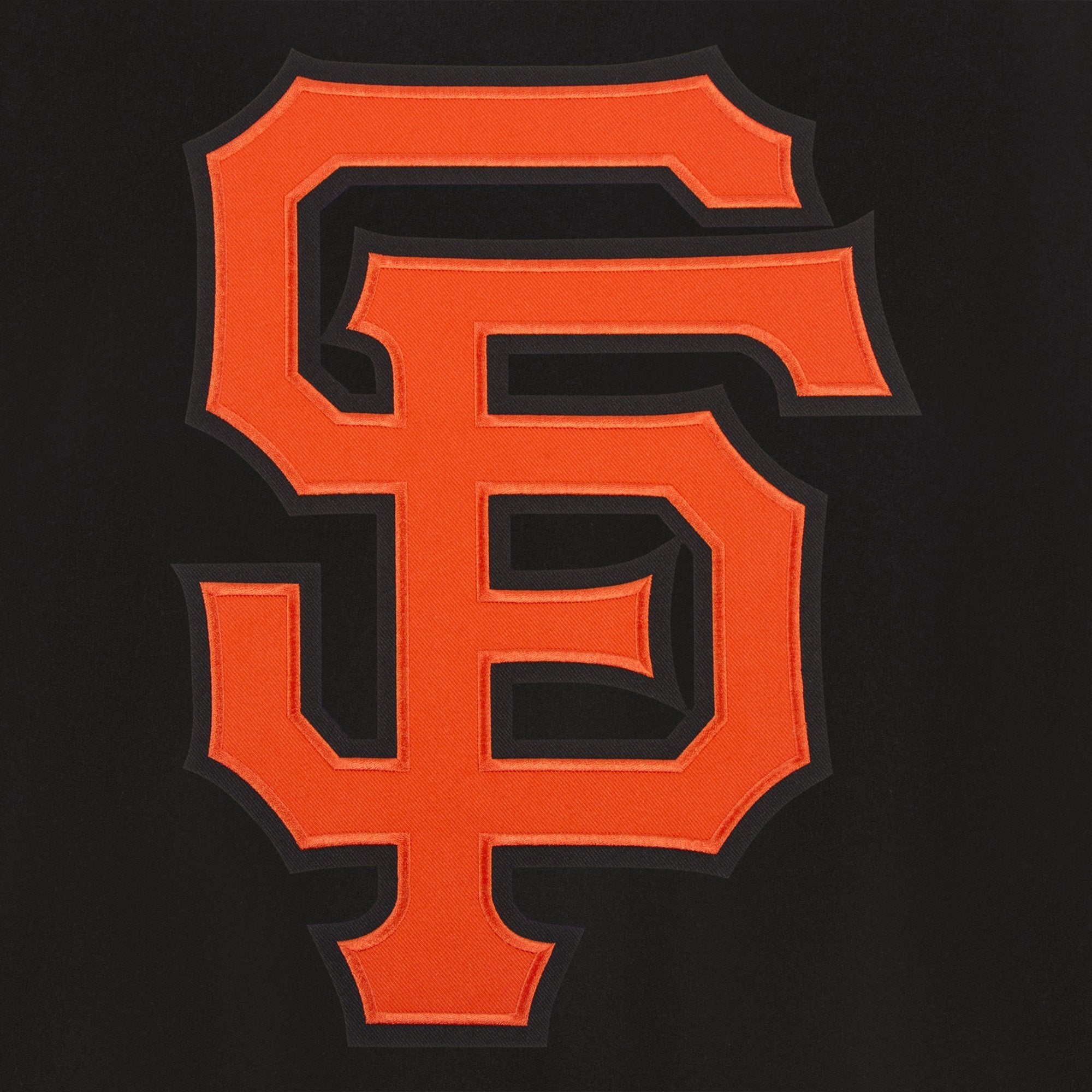 SAN FRANCISCO GIANTS REVERSIBLE WOOL JACKET - BLACK