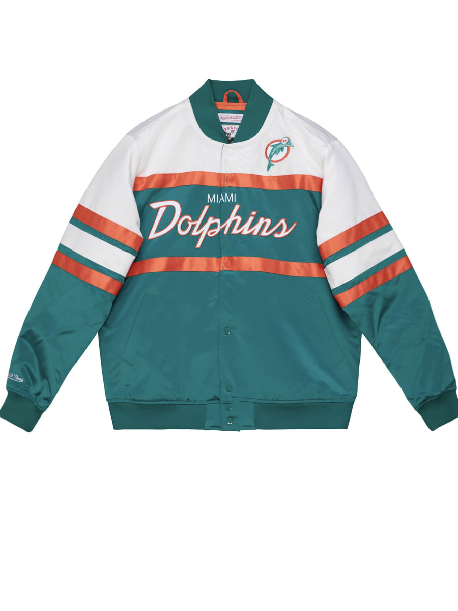 Miami Dolphins Special Script Heavyweight Satin Jacket