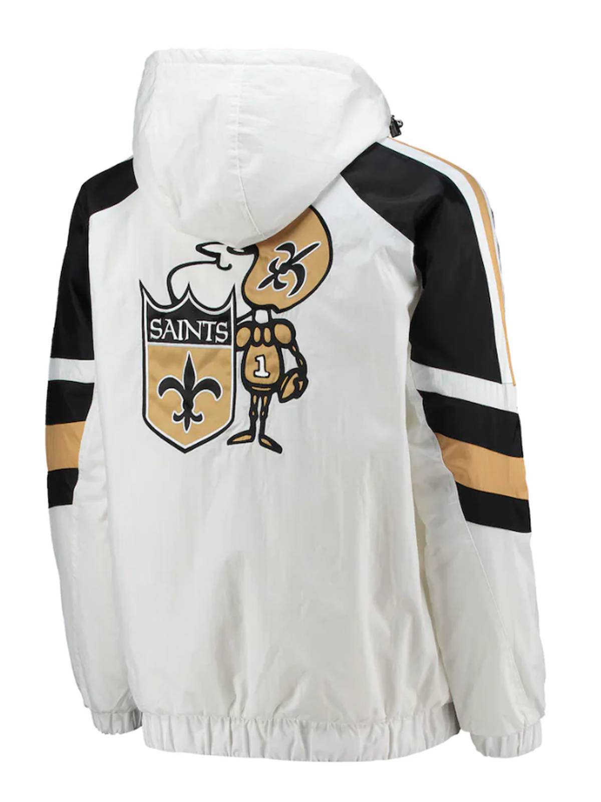 New Orleans Saints Half-Snap Hoodie Jacket