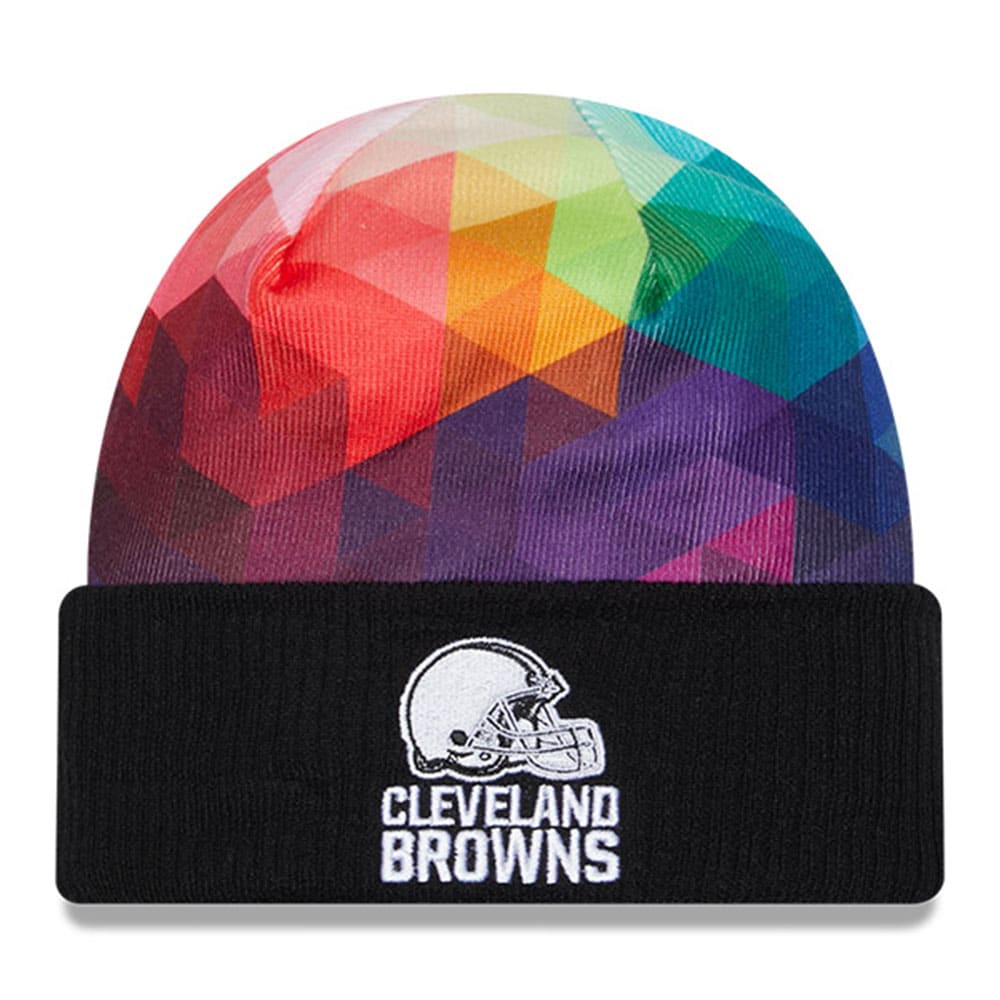 Cleveland Browns Men's Black 2023 Crucial Catch Cuffed Knit Hat
