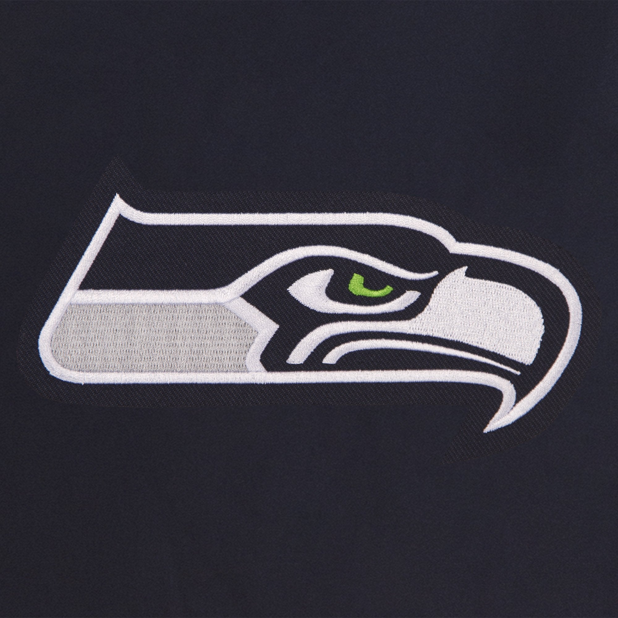 SEATTLE SEAHAWKS REVERSIBLE WOOL JACKET - NAVY
