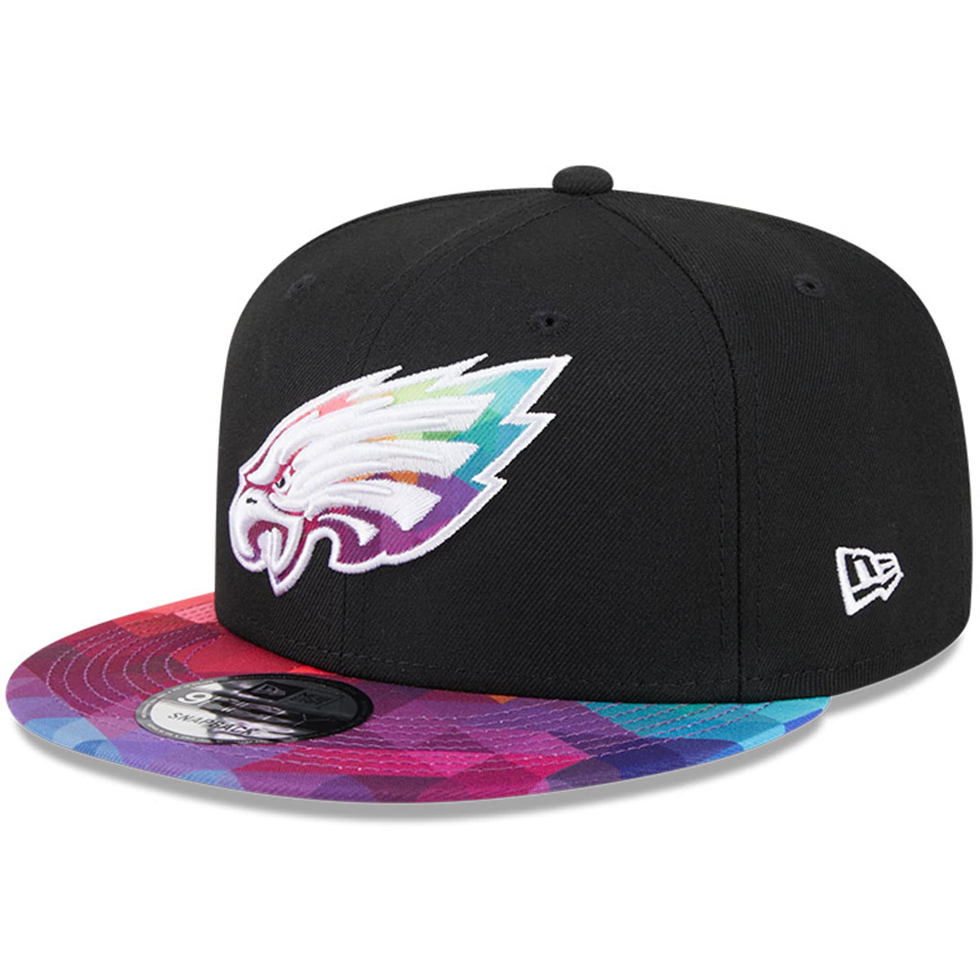 Philadelphia Eagles Youth   Black 2023  Crucial Catch 9FIFTY Snapback Hat