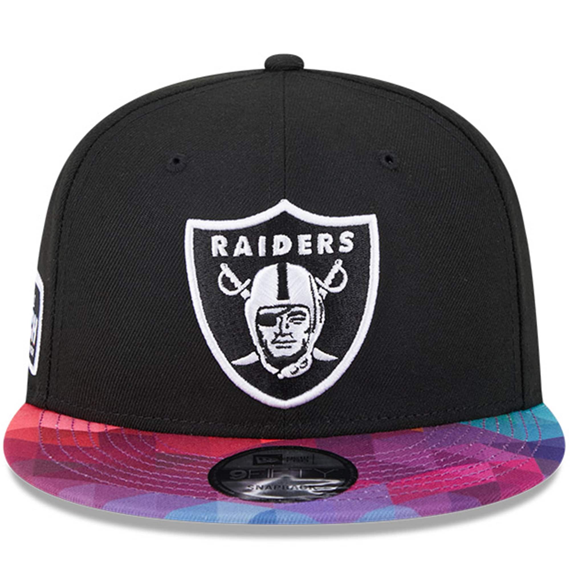 Las Vegas Raiders Youth   Black 2023  Crucial Catch 9FIFTY Snapback Hat