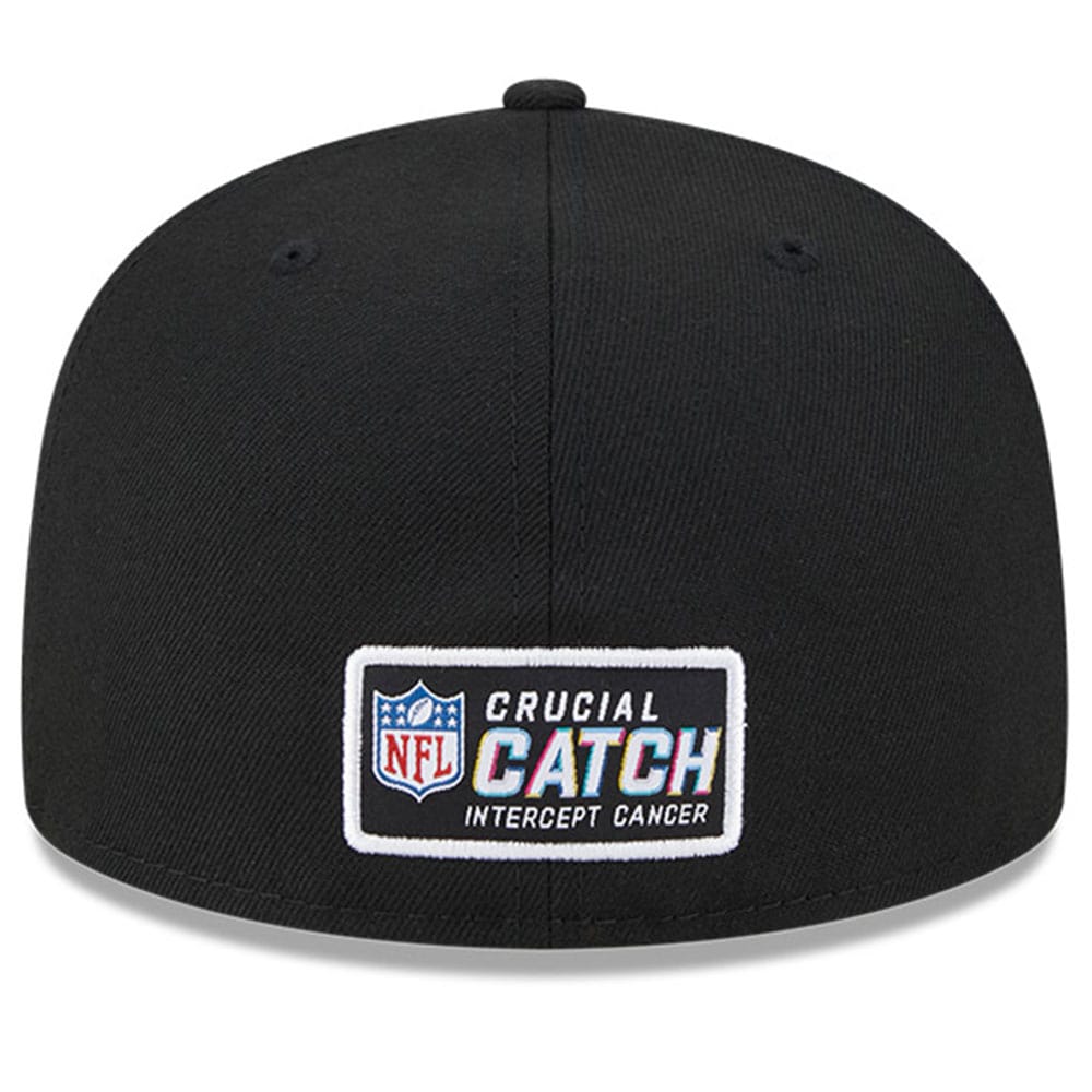 Miami Dolphins Men's   Black 2023  Crucial Catch 59FIFTY Fitted Hat