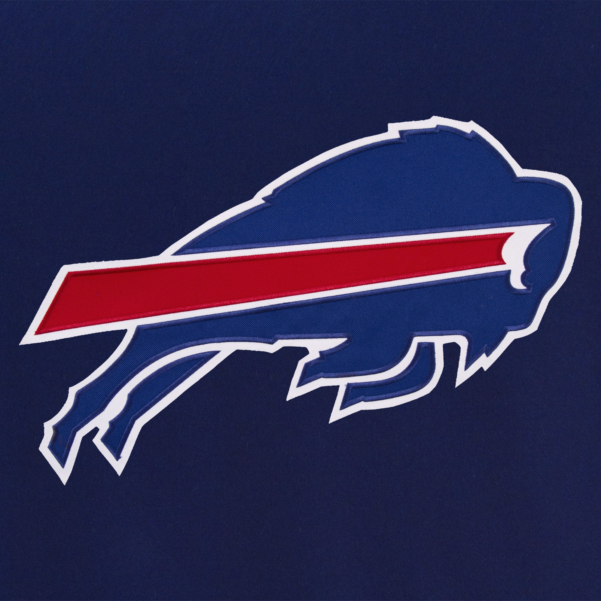 BUFFALO BILLS REVERSIBLE WOOL JACKET - ROYAL