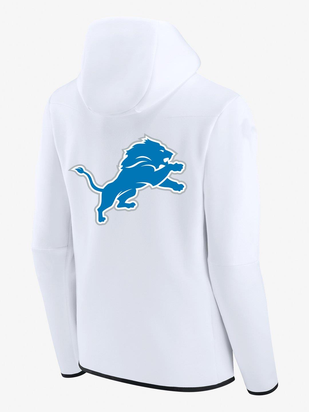Detroit Lions White Diamond Full-Zip Jacket