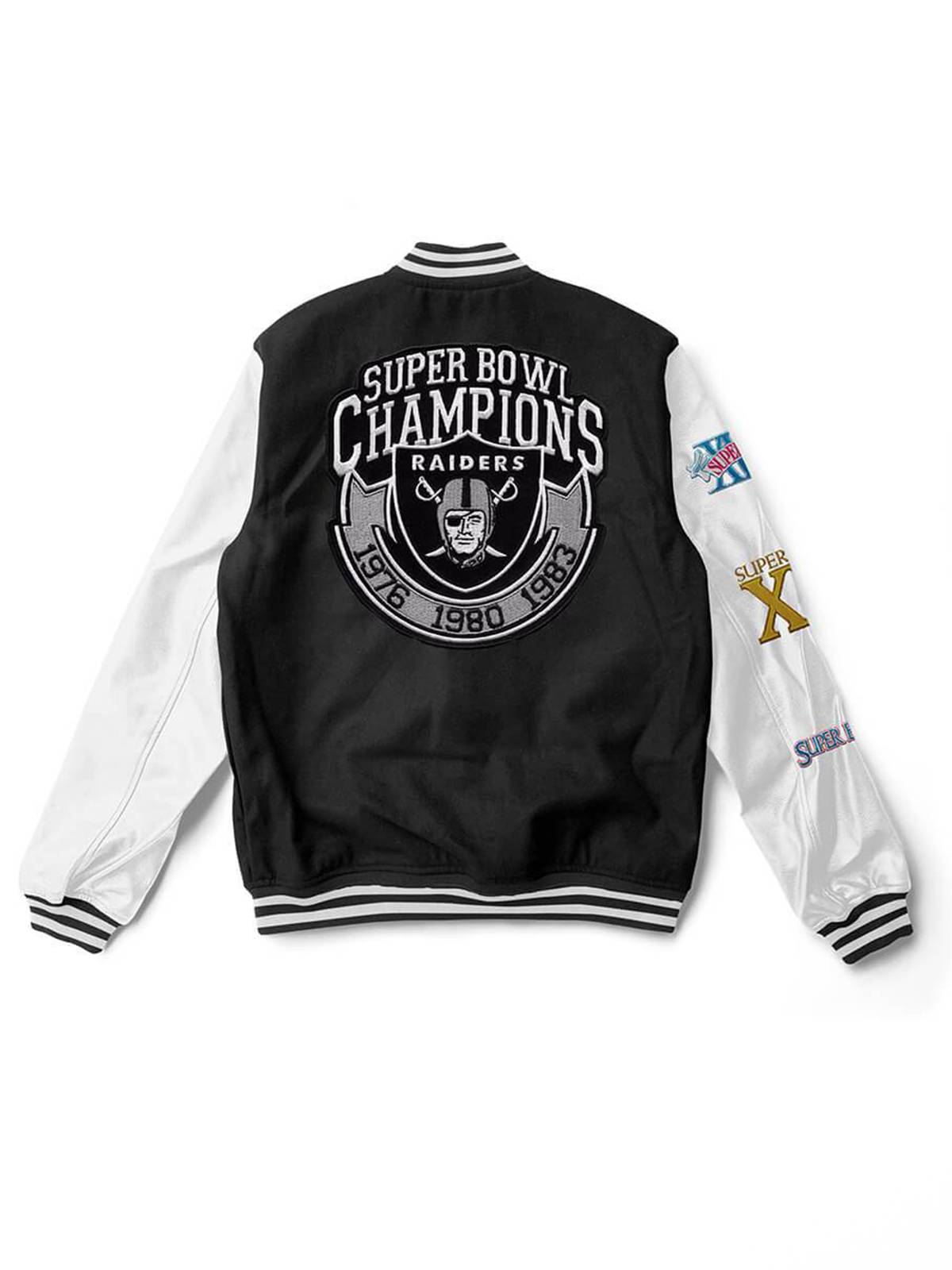 Las Vegas Raiders Fashion Varsity Bomber Jacket