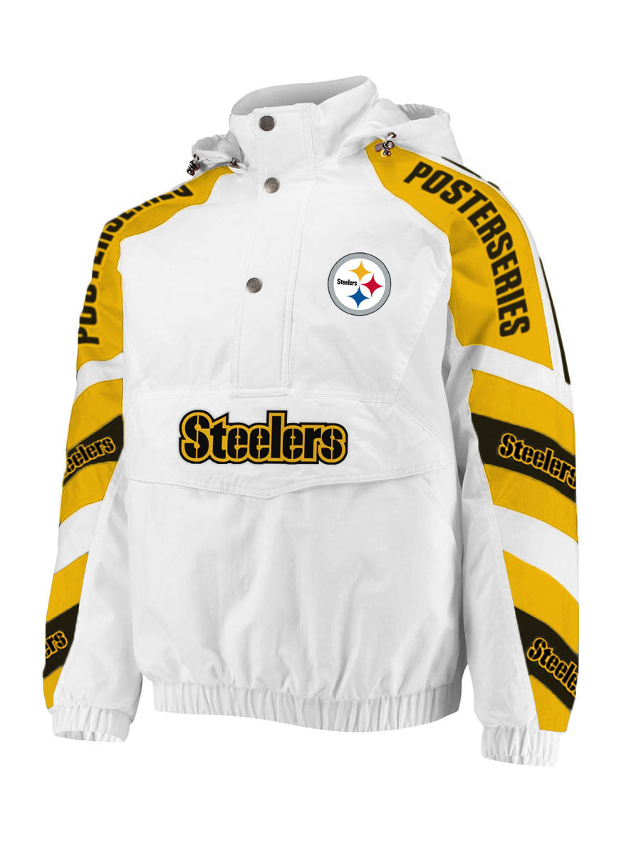 Pittsburgh Steelers HALF-SNAP HOODIE JACKET