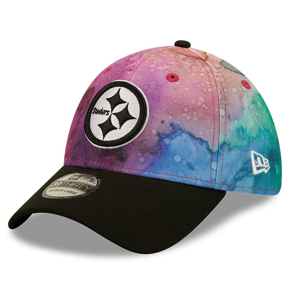 Pittsburgh Steelers Men's  Pink/Black 2022  Crucial Catch 39THIRTY Flex Hat