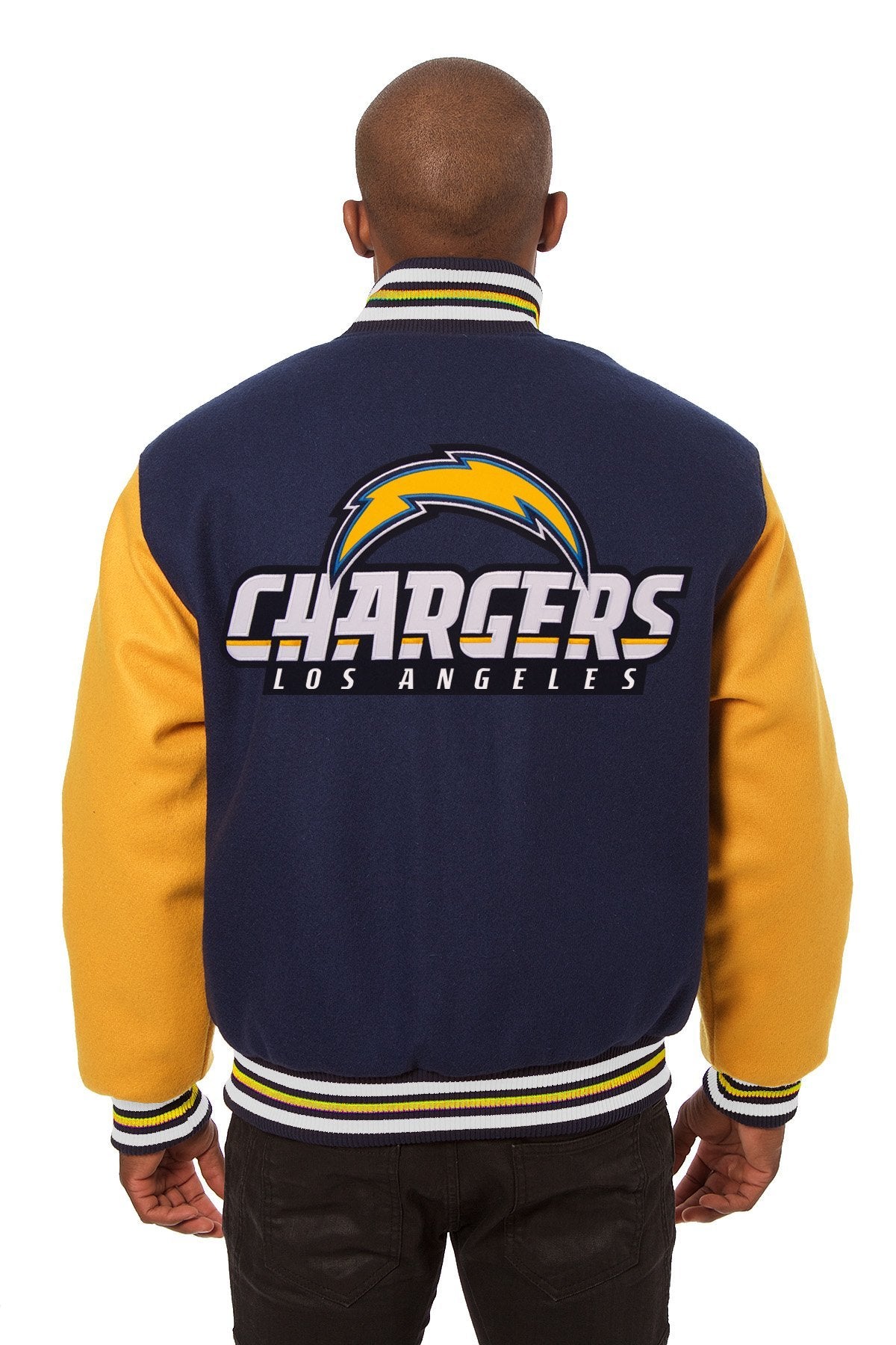 Los Angeles Chargers Embroidered Wool Jacket