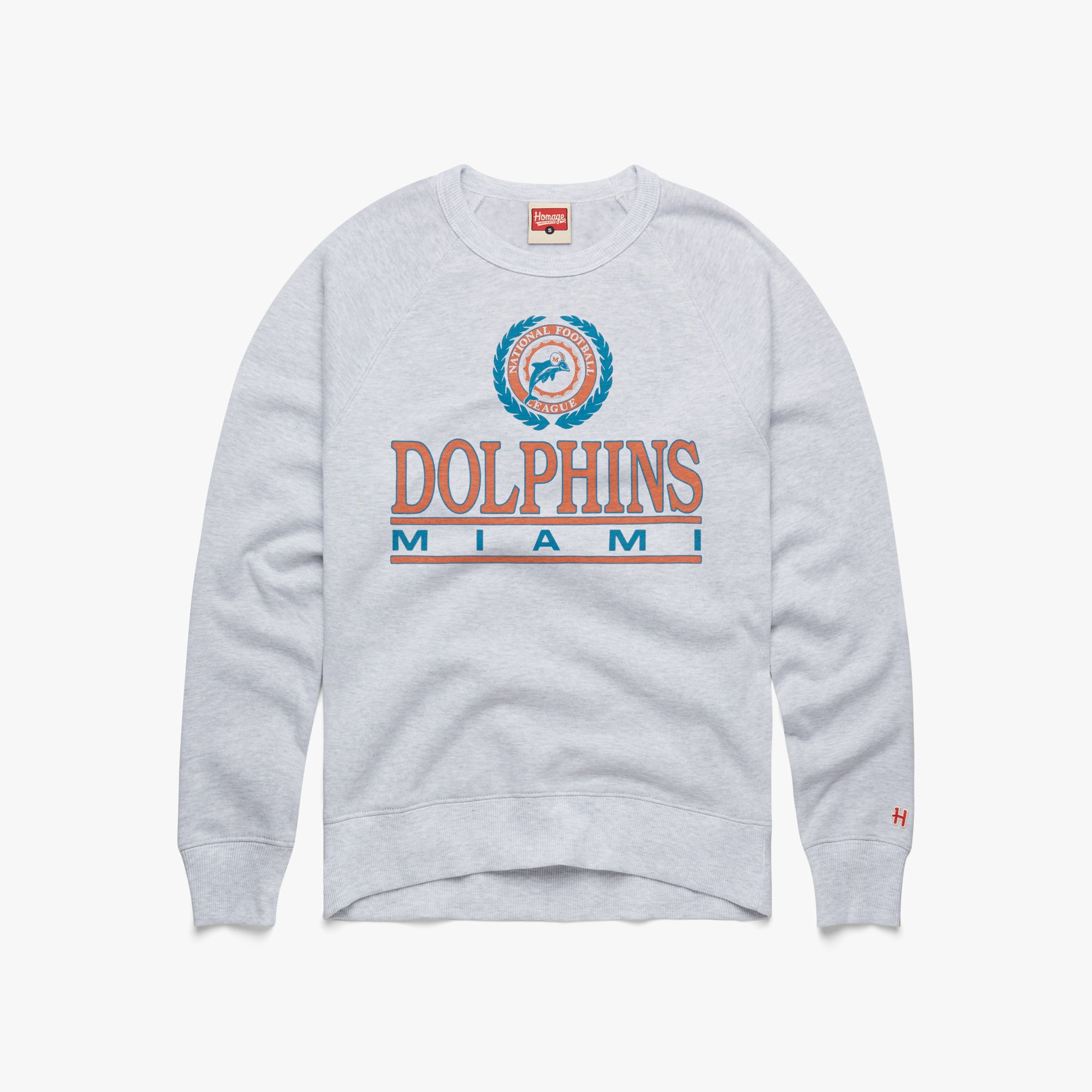 Miami Dolphins Crest Crewneck