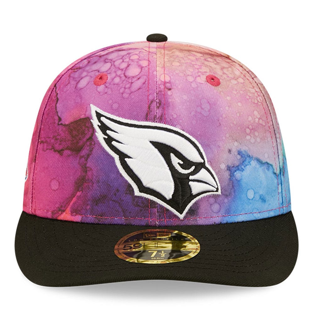 Arizona Cardinals Men's Pink/Black 2022 Crucial Catch Low Profile 59FIFTY Fitted Hat