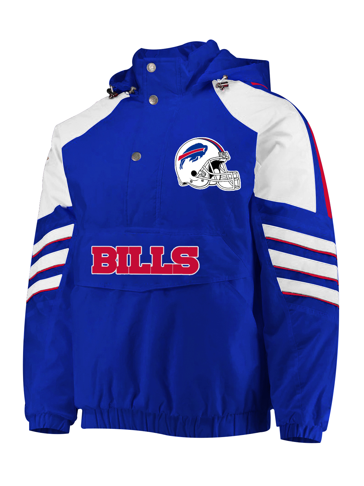 Buffalo Bills Half-Snap Hoodie Jacket