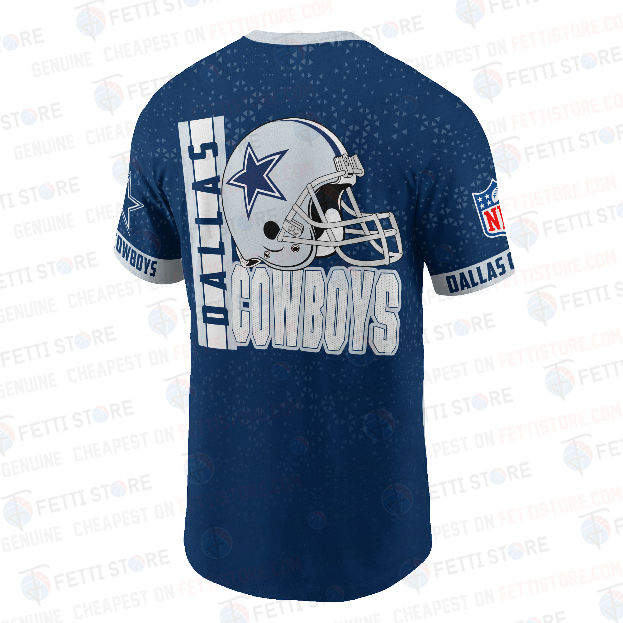 Dallas Cowboys American Football Leauge Pattern 3D T-Shirt SH1