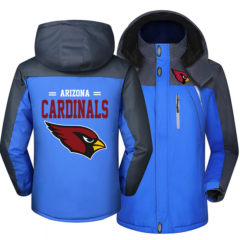 Arizona Cardinals Warm Hoodie Fleece Coat Winter Jacket Coat Ski Suit