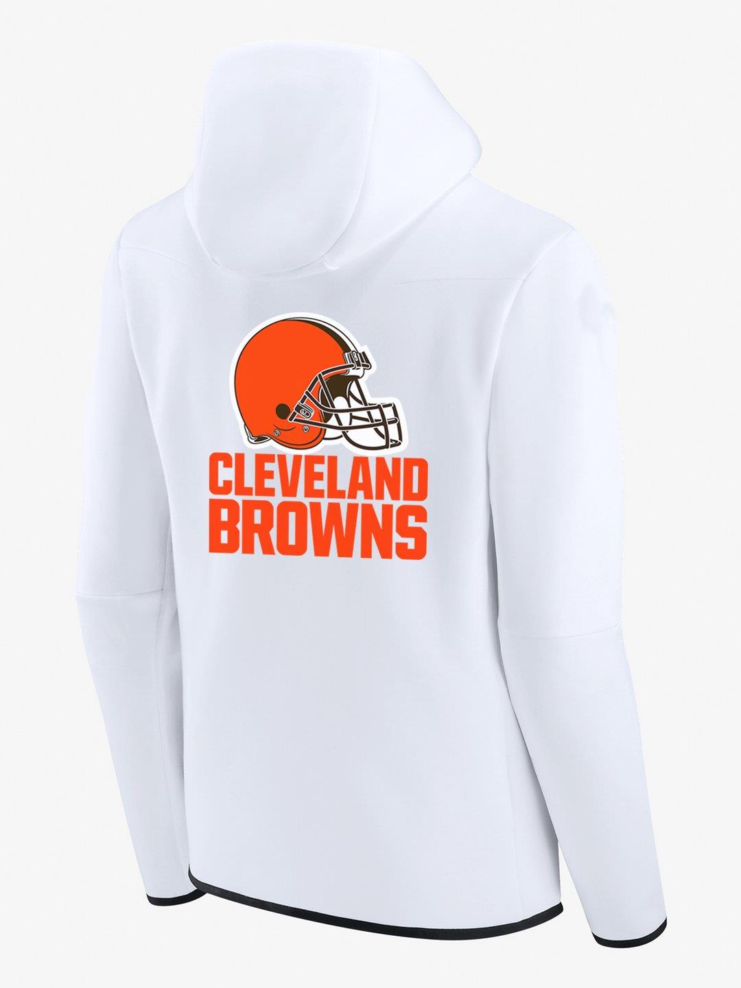Cleveland Browns White Diamond Full-Zip Jacket