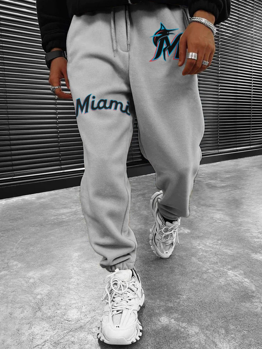 Miami Marlins MLB Men's Fashion Sweatpants