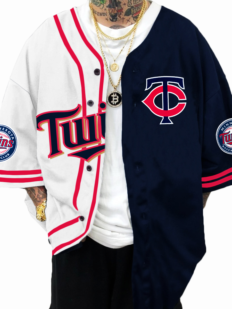 Minnesota Twins MLB Men's Fashion Short Sleeve Jersey