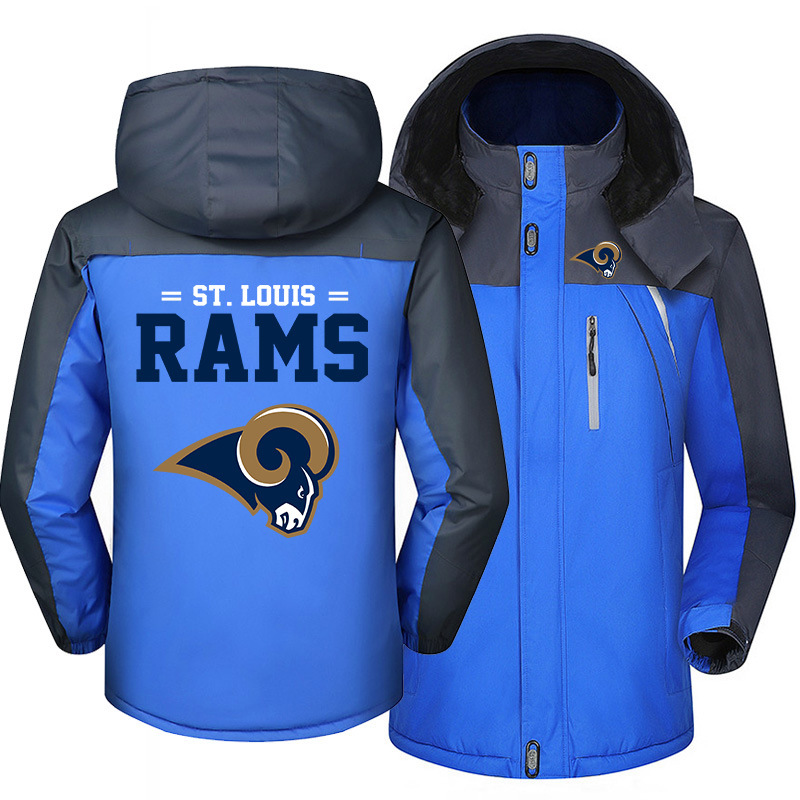 Los Angeles Rams Warm Hoodie Fleece Coat Winter Jacket Coat Ski Suit
