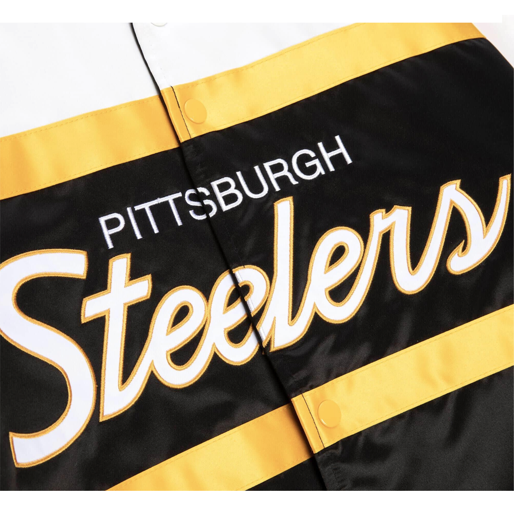 Pittsburgh Steelers Special Script Heavyweight Satin Jacket