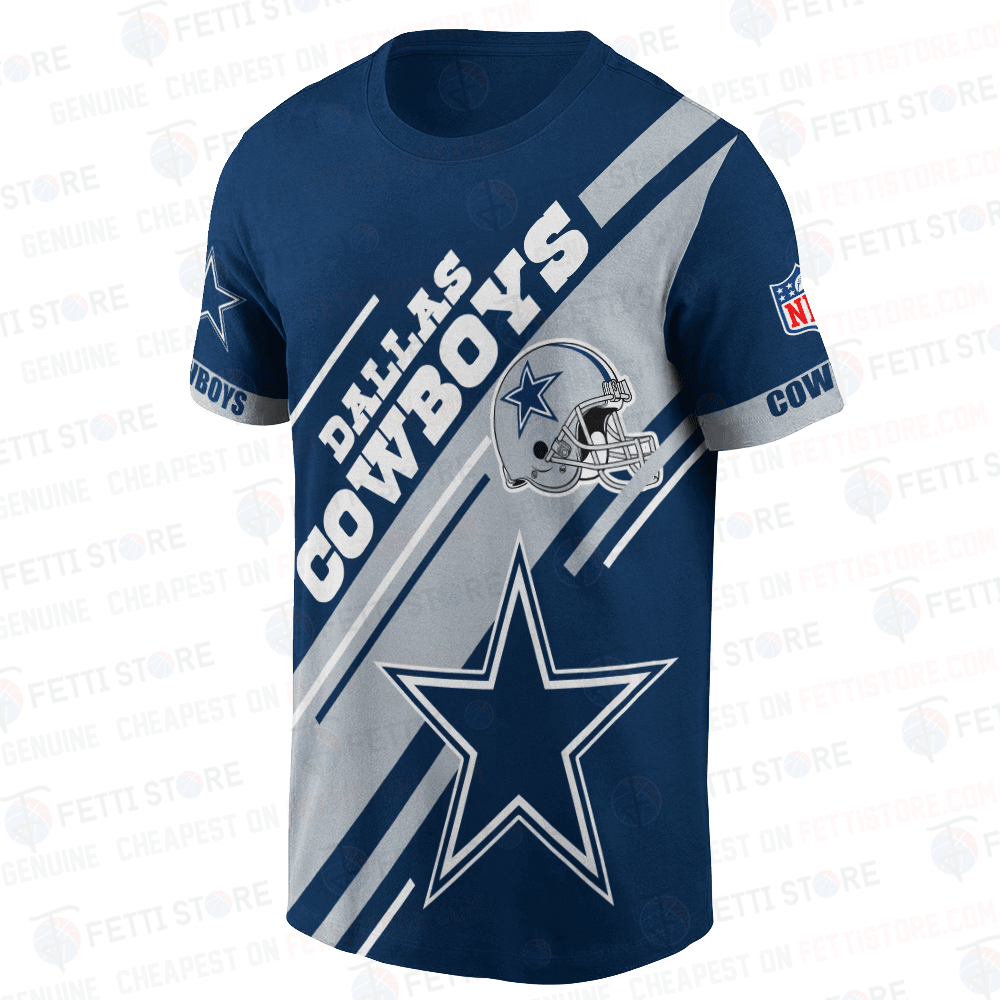 Dallas Cowboys American Football Leauge Pattern 3D T-Shirt SH1 V2